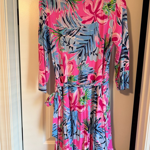 EUC Lilly Pulitzer Jessalynne Wrap Romper - Picture 3 of 9